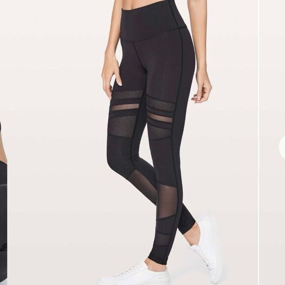 Lululemon Wunder Under Hi-Rise Tight Mix & Mesh 28 Size 6 - Picture 4 of 7